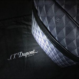 BRAND NEW: S.T. Dupont Zippered Monogram Bag